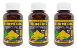 turmeric 3 Bottles - 180 Capsules £27.99