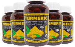 turmeric 5 Bottles - 300 Capsules £39.99